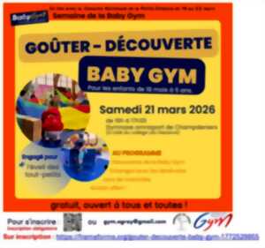photo Goûter-Découverte BABY Gym