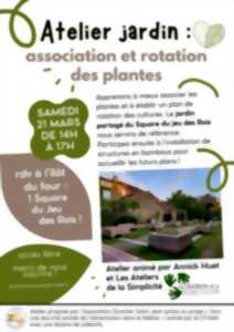 photo Atelier jardin : association et rotation des plantes