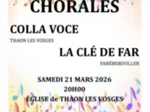 photo CONCERT   CHORALE  COLLA VOCE et LA CLÉ de FAR
