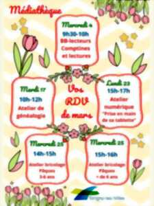 photo Programme de mars > Médiathèque