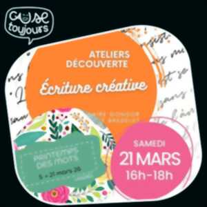 photo Atelier d'écriture - Printemps des Mots