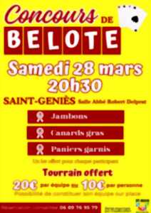 photo Concours de belote à Saint Geniès