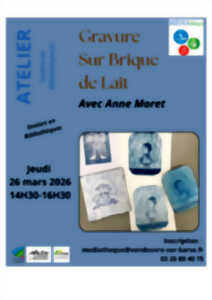 photo Atelier seniors : Gravure sur brique de lait