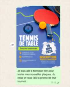 photo Tournoi interclubs tennis de table