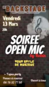 photo OPEN MIC musical au BACKSTAGE