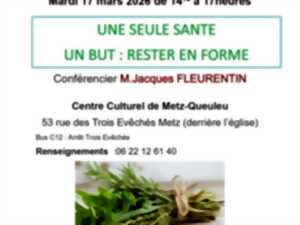 photo Conférence - Une seule santé / Rester en forme