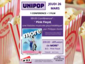 photo Séance Unipop : More et conférence Pink floyd