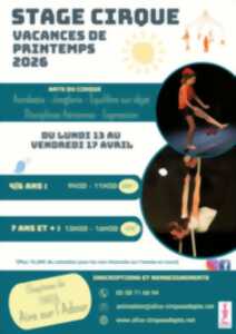 photo Stage de cirque vacances de printemps