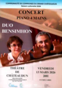 photo Concert de piano à 4 mains avec le duo Bensimhon