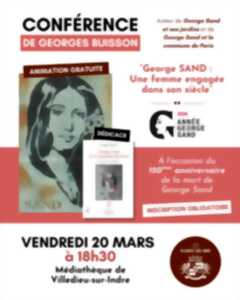 photo Conférence George Sand