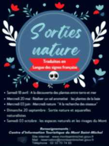 photo Sorties nature traduites en LSF (Langue des Signes Française)