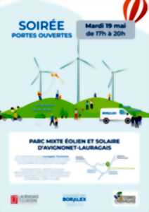 photo PORTES OUVERTES AU PARC ÉOLIEN ET PHOTOVOLTAÏQUE