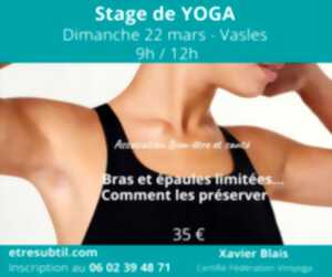 photo Stage yoga : comment libérer ses épaules et ses bras