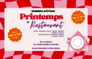 photo Printemps au restaurant