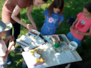 photo Aquarelle et dessin en plein air à Lanton