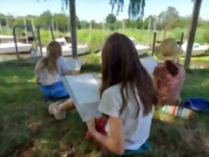 photo Aquarelle et dessin en plein air à Mios