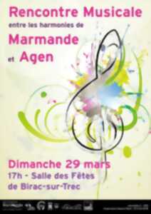photo Rencontre Musicale Harmonies de Marmande et Agen