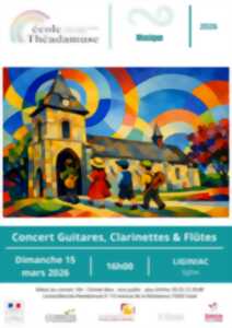 photo Concert guitares, clarinettes et flûtes