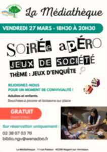 photo Soirée apéro jeux de société