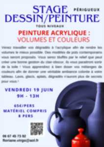 photo Stage dessin-peinture : Volumes et Couleurs