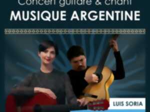 photo Concert guitare et chant - musique d'Argentine