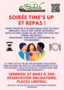 photo Soirée Time's Up et repas