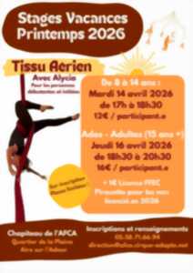 photo Stage de tissu aérien