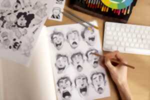 photo Exposition : Astrid Bromure, la fabrication d’une bande dessinée