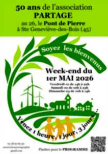 photo 50 ans de l'association partage