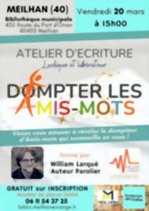 photo Atelier d'écriture