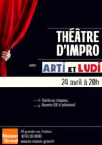 photo Théâtre d'impro, avec Art et Ludi