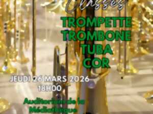 photo Concert des classes : trompette, trombone, tuba et cor