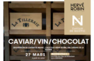 photo Dégustation de caviar, chocolat et de vin