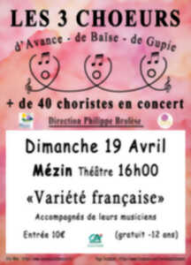photo Concert : Les 3 choeurs