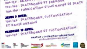 photo Ateliers skateboard, customisation ou danse urbaine