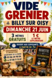 Vide-greniers à Billy-sur-Oisy