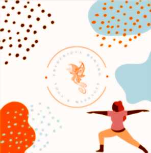 photo Stage de yoga sur tapis à thème