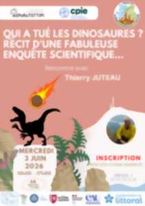 photo Rencontre avec Thierry Juteau - Qui a tué les dinosaures ?