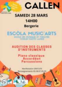 photo Auditions des classes de l'Escola Music'arts