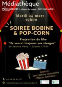 photo Soirée Bobine et Pop Corn