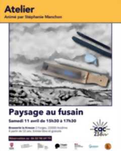 photo Paysage au fusain