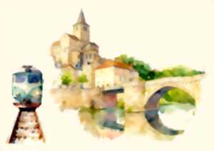 photo Les Échappées Ferriviaires en Sud Vienne Poitou - Visite de Montmorillon au départ de Lussac-les-Châteaux