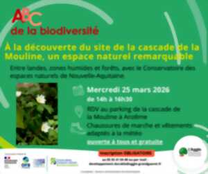 photo ABC de la biodiversité : la cascade de la Mouline