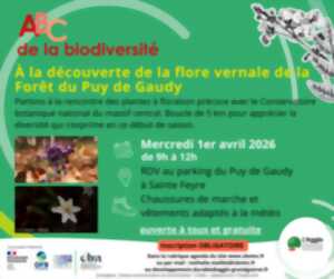 photo ABC de la biodiversité : la flore vernale de la forêt du Puy de Gaudy