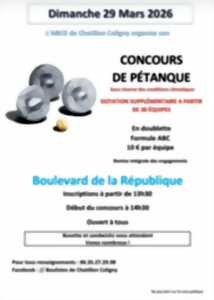 photo Concours de pétanque en doublette