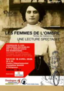 photo Lecture Spectacle - Les femmes de l'ombre