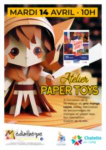 photo Atelier fabrication de personnages de mangas en paper toys