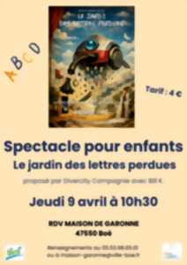 photo Spectacle pour enfants « Le jardin des lettres perdues »