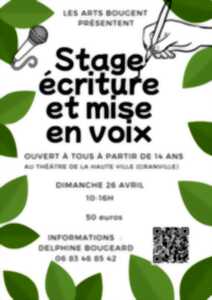 photo Stage écriture et mise en voix