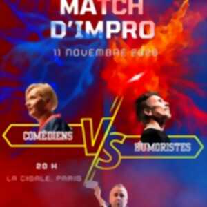 photo Match d'improvisation pro - Comédiens VS Humoristes !